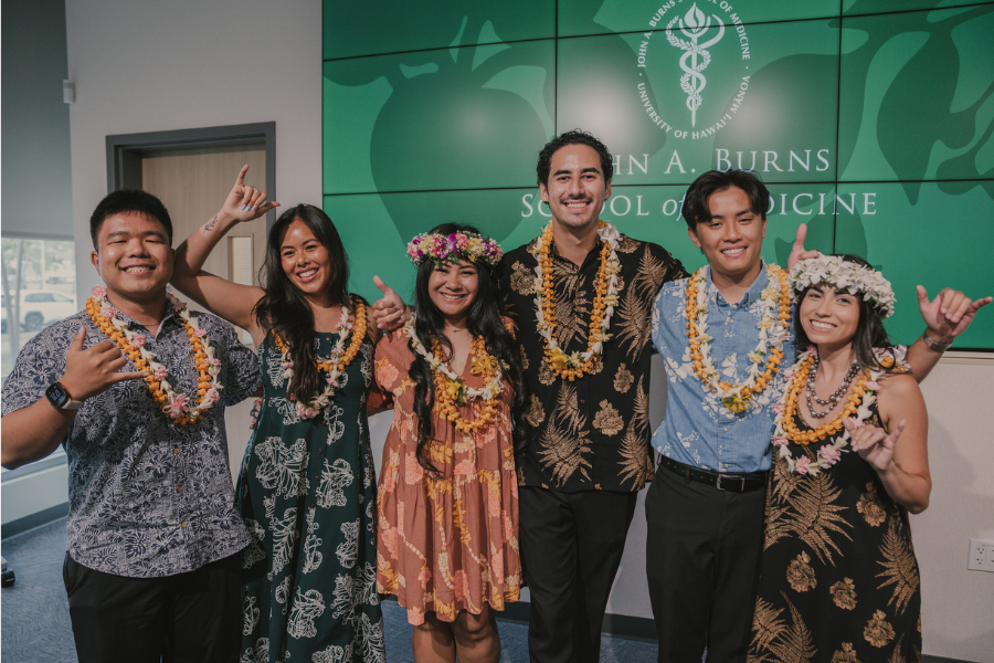 Welcome to JABSOM: Newest ʻImi Hoʻōla Graduates Celebrate Transition to Medical School