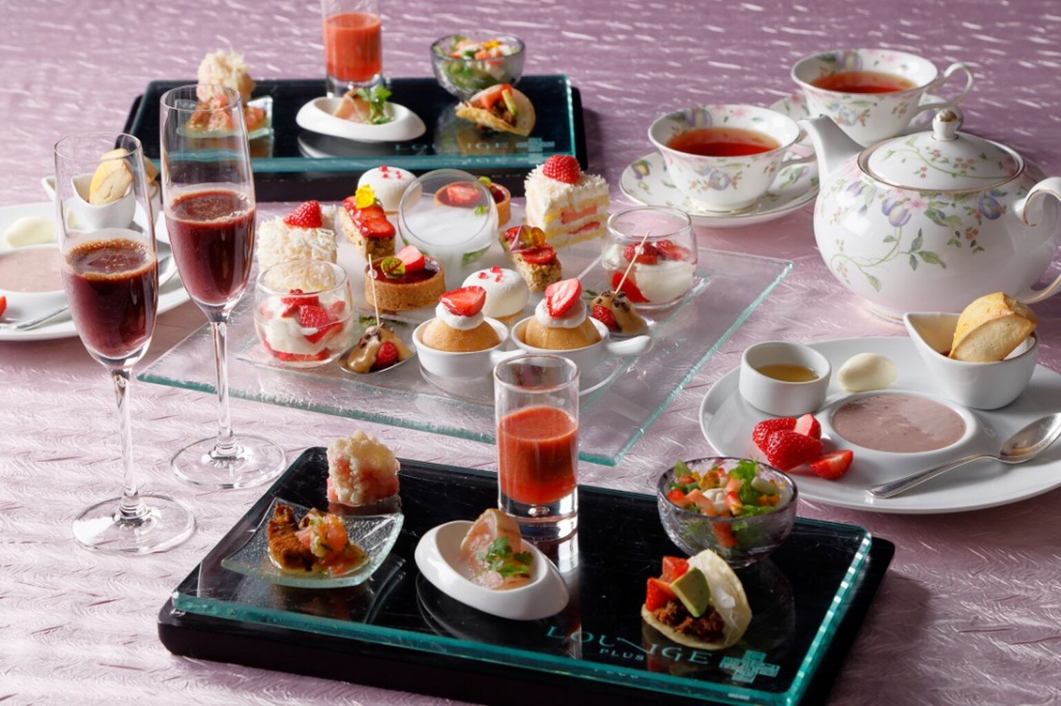summer Strawberry afternoon tea