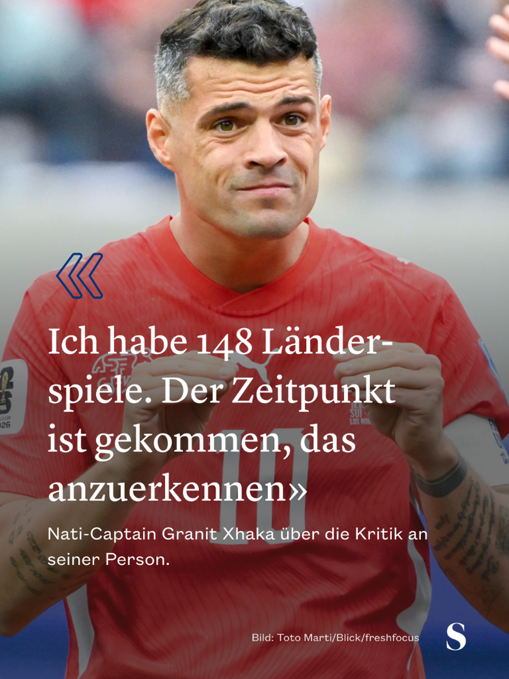 Granit Xhaka &uuml;ber seine Kritiker