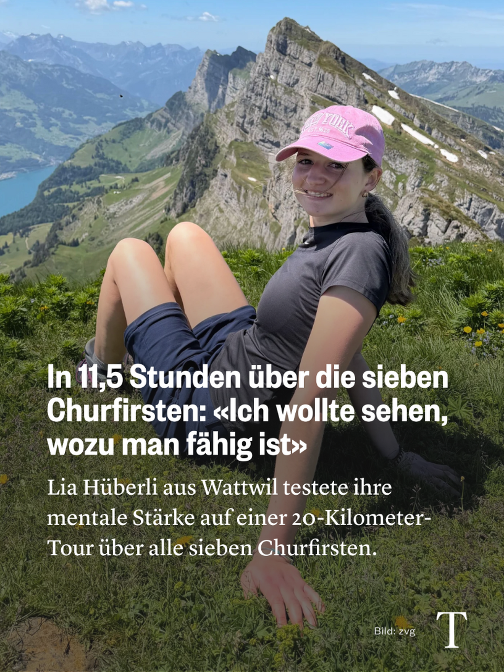 Bergtour einer 17-J&auml;hrigen: In 11,5 Stunden &uuml;ber die sieben Churfirsten