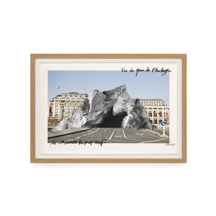 JR - La Caverne du Pont Neuf, vue du quai de l