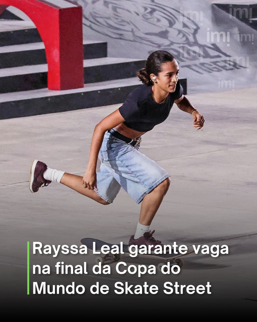 Rayssa Leal garante vaga na final da Copa do Mundo de Skate Street
