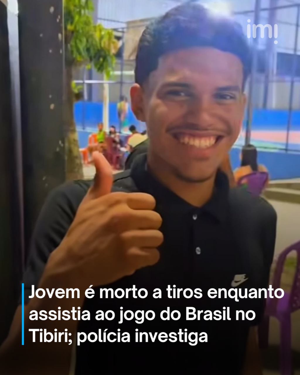 Jovem &eacute; morto a tiros enquanto assistia a jogo da Sele&ccedil;&atilde;o Brasileira na zona rural de S&atilde;o Lu&iacute;s; pol&iacute;cia investiga