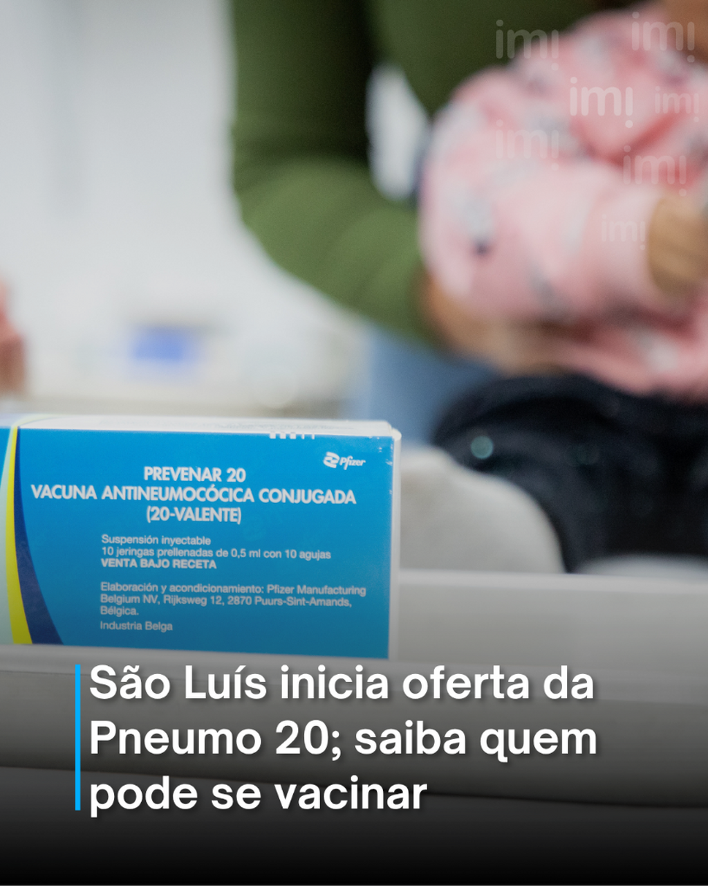 S&atilde;o Lu&iacute;s inicia oferta da Pneumo 20; saiba quem pode se vacinar