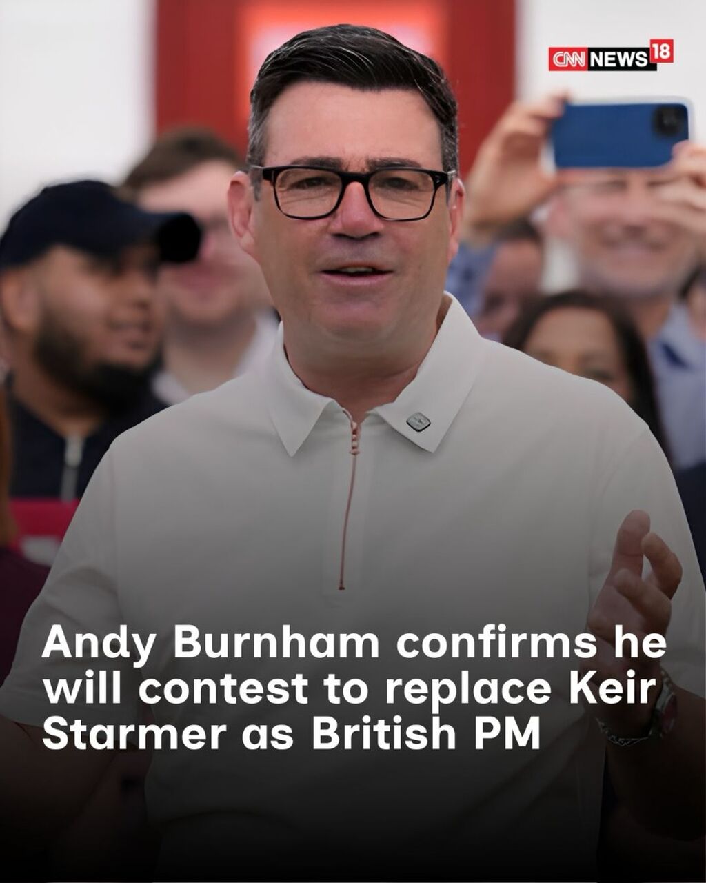 Andy Burnham Confirms He Will Seek To Replace Keir Starmer As British PM, Labour Party Leader