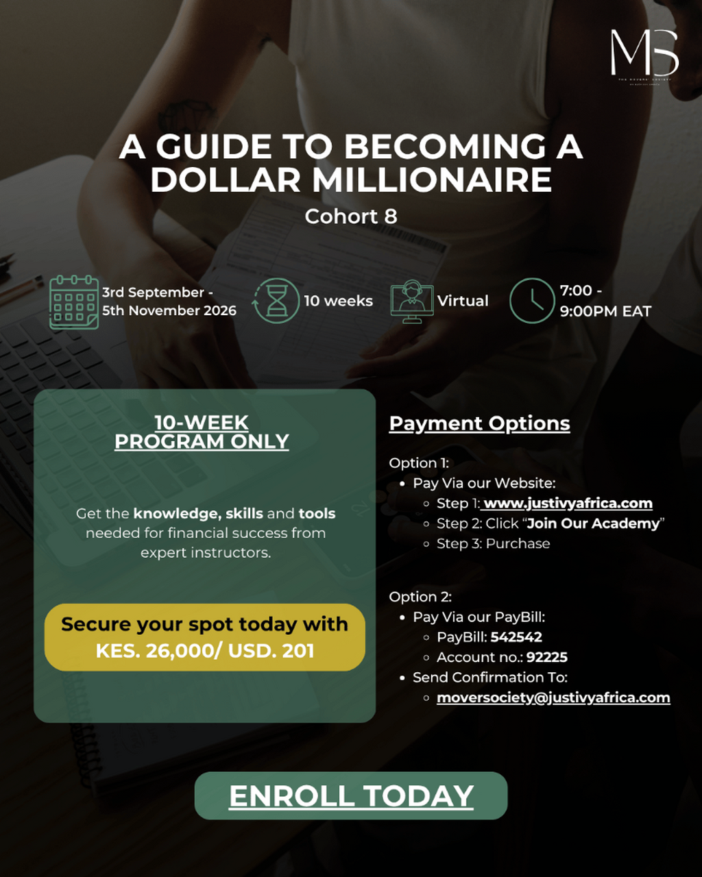 A Guide To Becoming A Dollar Millionaire - Cohort 8