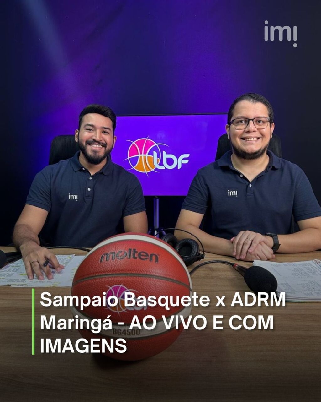 Sampaio Basquete x ADRM Maring&aacute; - AO VIVO E COM IMAGENS