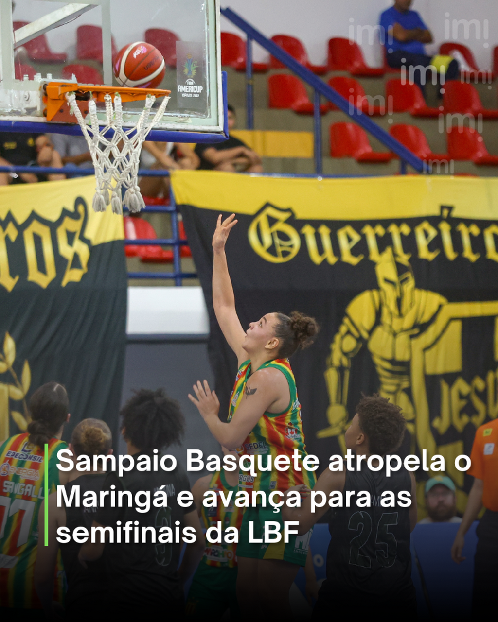 Sampaio Basquete atropela o Maring&aacute; e avan&ccedil;a para as semifinais da LBF