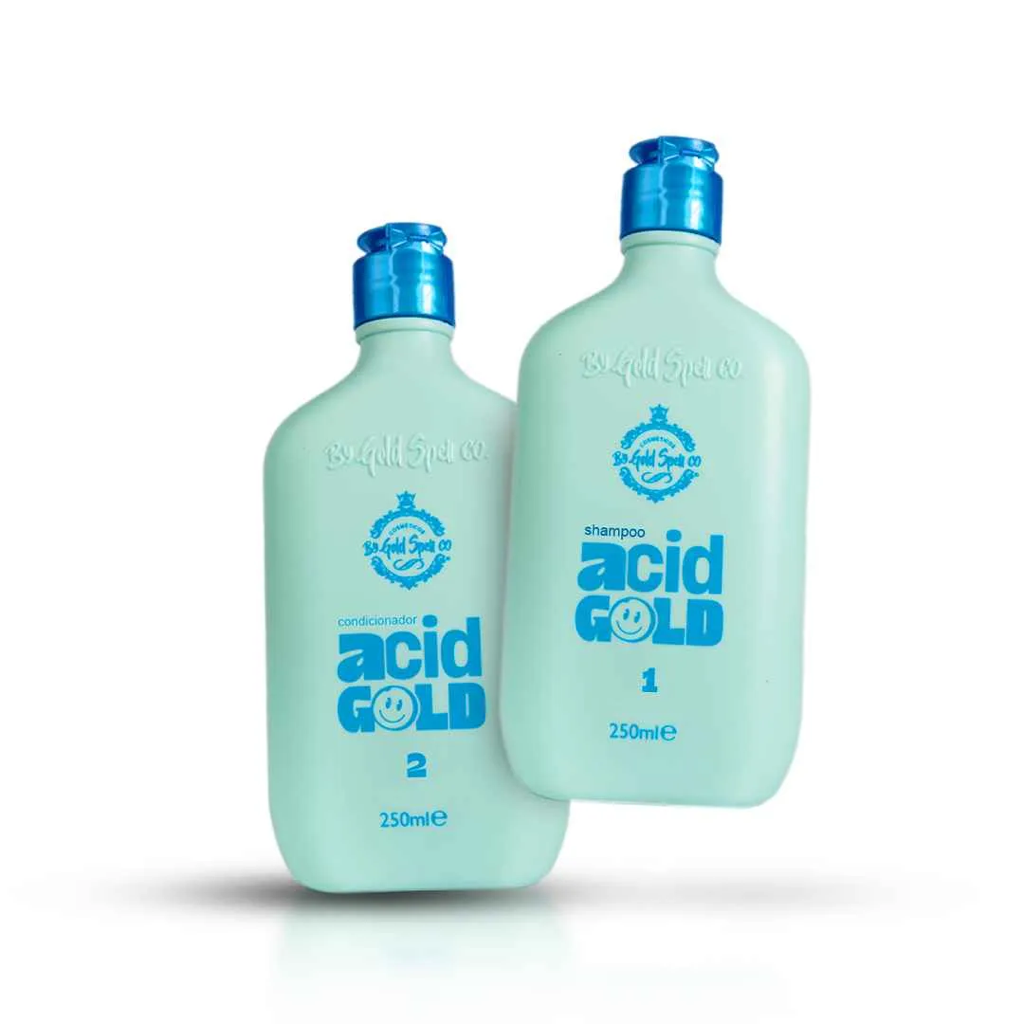 Shampoo e condicionador Acidgold