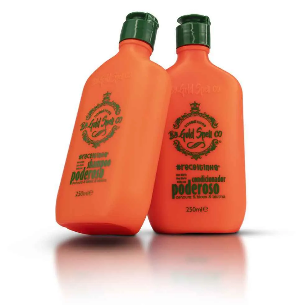 Shampoo e condicionador poderosa 