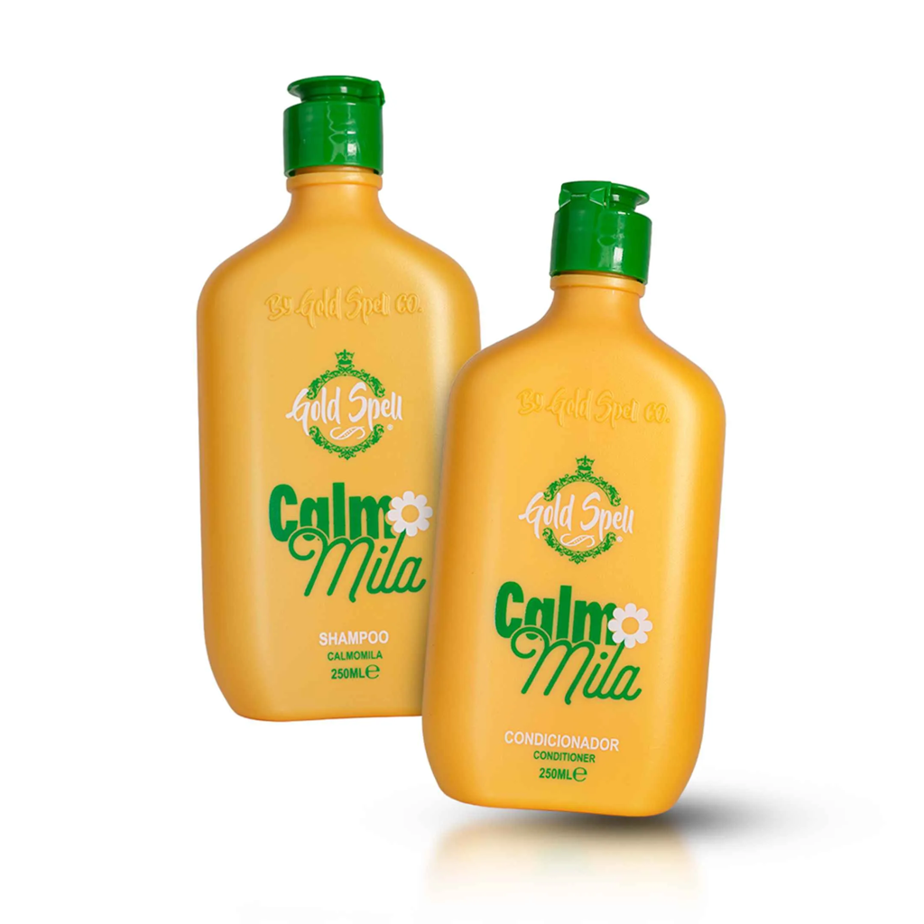 Shampoo e condicionador calmomila
