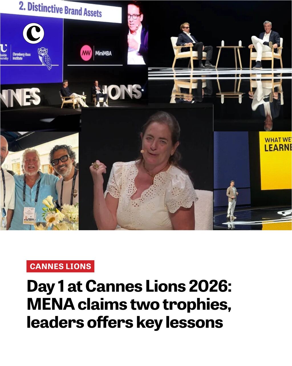 Day 1 at Cannes Lions 2026: MENA claims two trophies, leaders offers key lessons