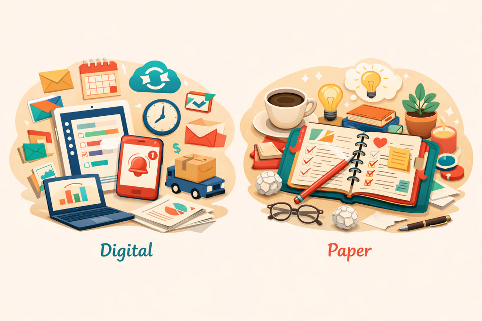 Digital vs. Paper Planners: Which One Fits Your Real Life?