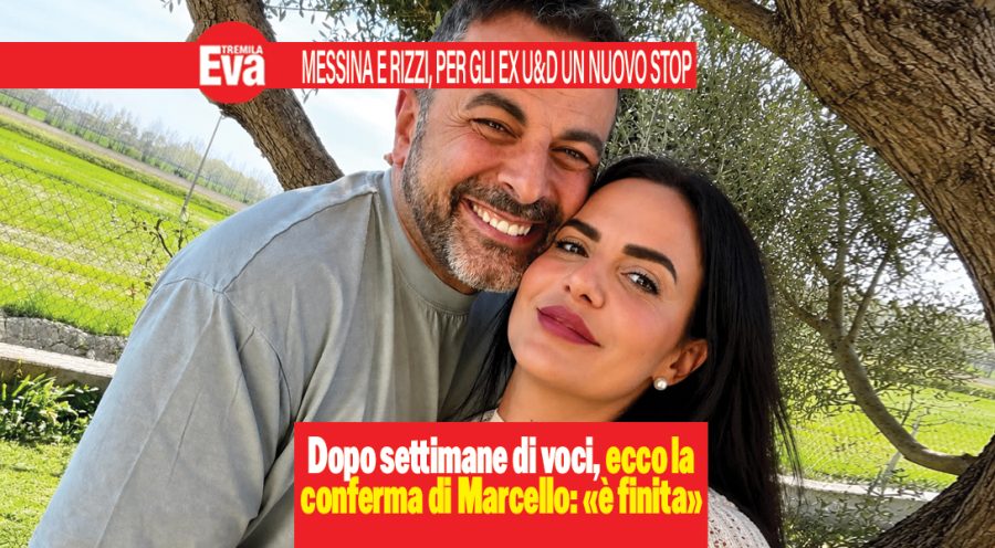 Marcello Messina e Giada Rizzi: &laquo;&egrave; finita definitivamente&raquo;