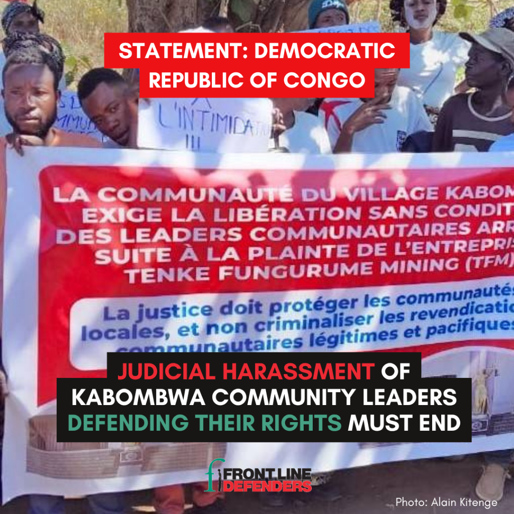 Judicial harassment and abuse of judicial proceedings against Kabombwa&rsquo;s community leaders
