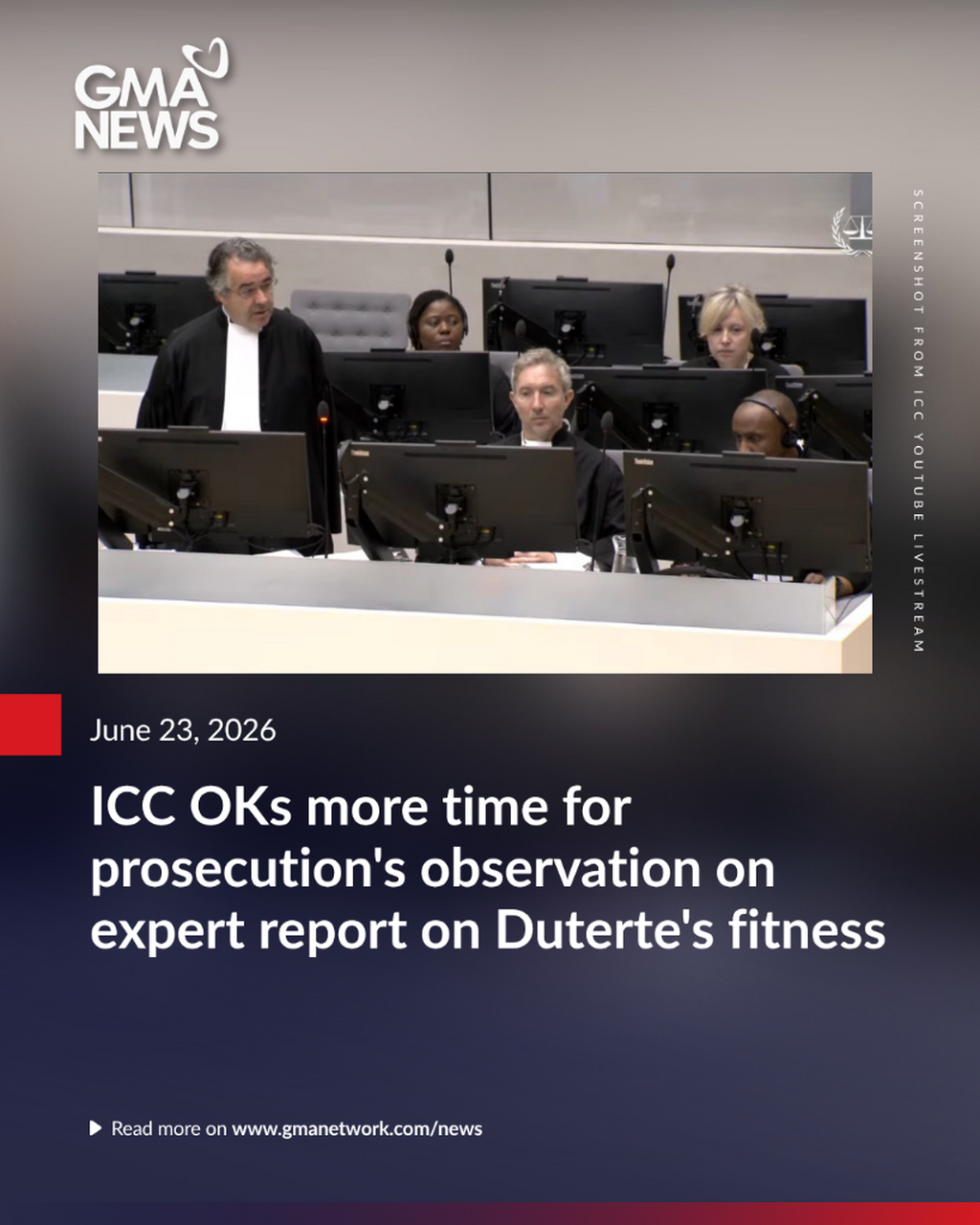 ICC OKs more time for prosecution