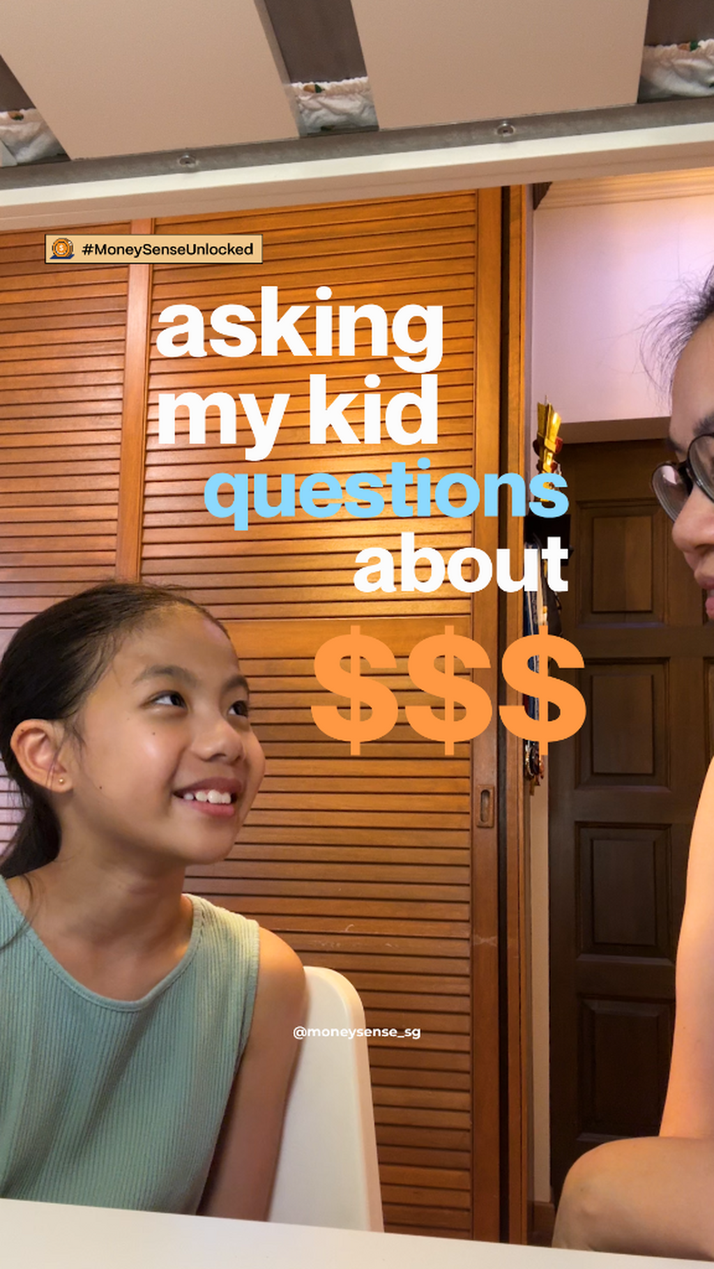 asking my kid questions about money