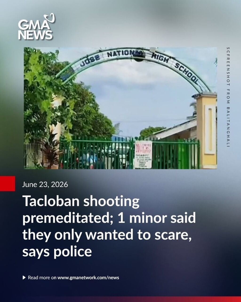 Police: Tacloban shooting premeditated; 1 minor said they only wanted to scare