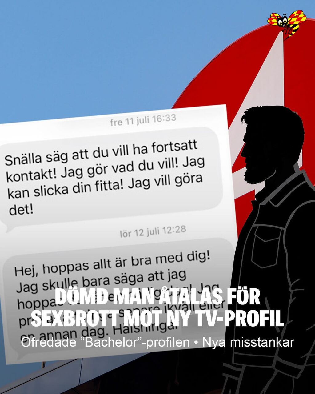 Man &aring;talas f&ouml;r sexbrott mot &rdquo;Bachelor&rdquo;-deltagare
