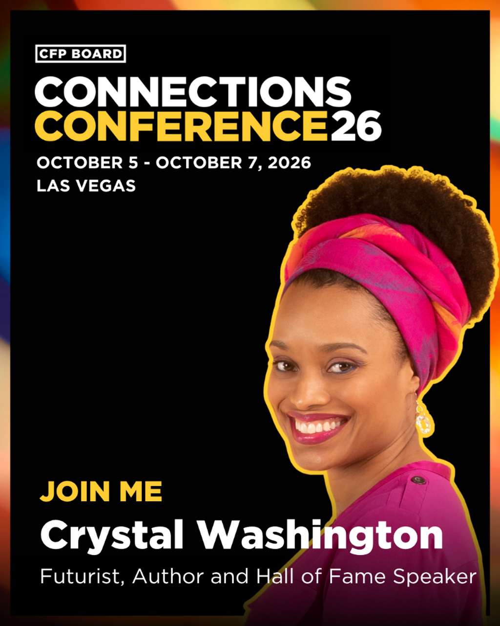 Crystal Washington Keynotes at CFP Connections Conference 26