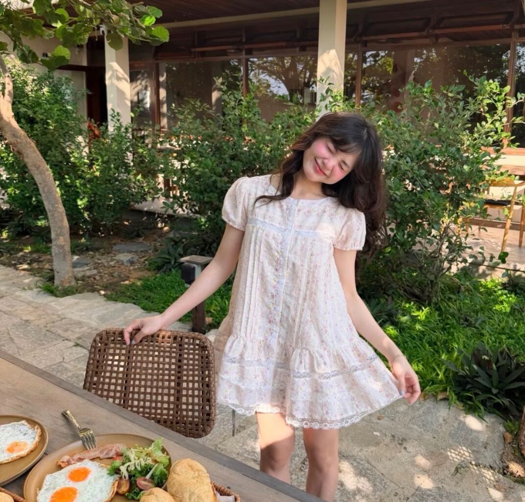 18. Moden - &Aacute;o babydoll form d&agrave;i Maisie