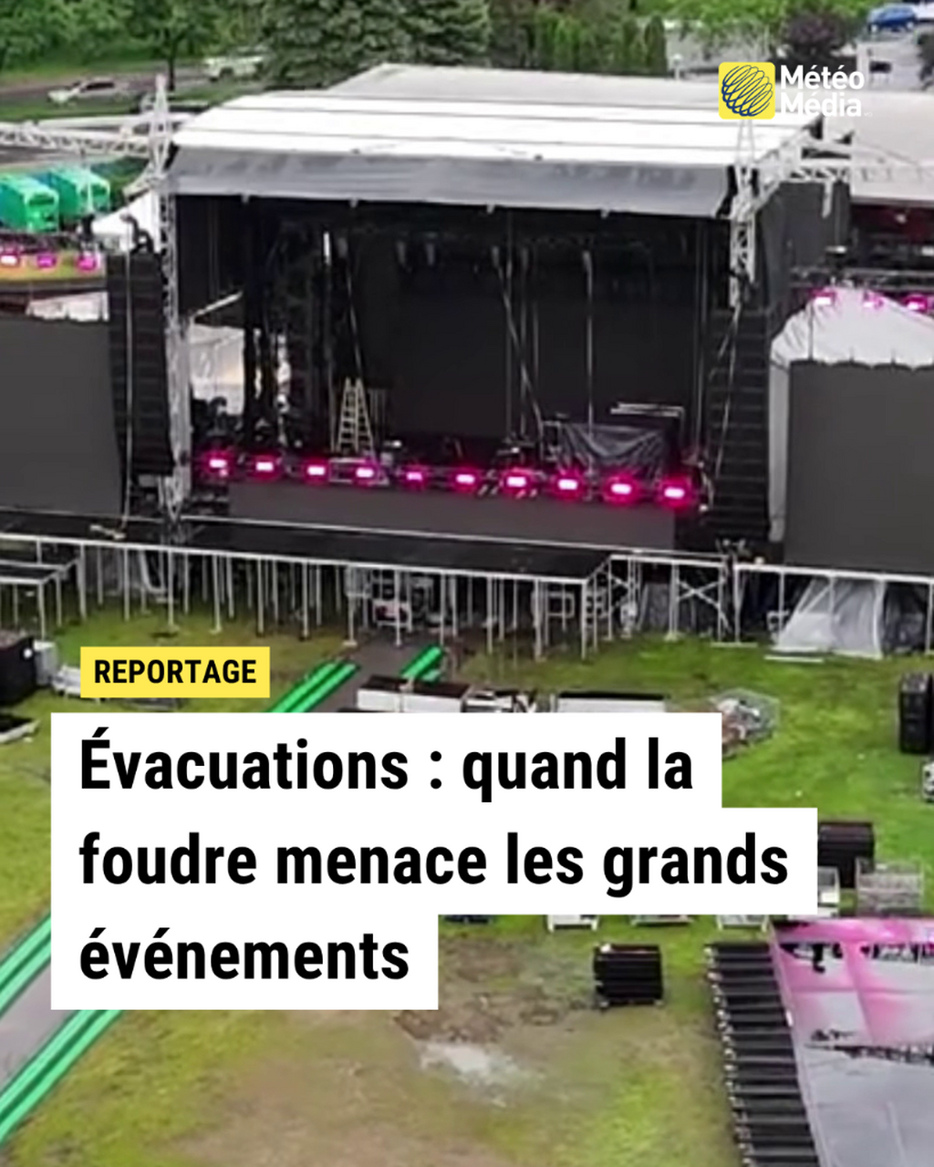&Eacute;vacuations : quand la foudre menace les grands &eacute;v&eacute;nements