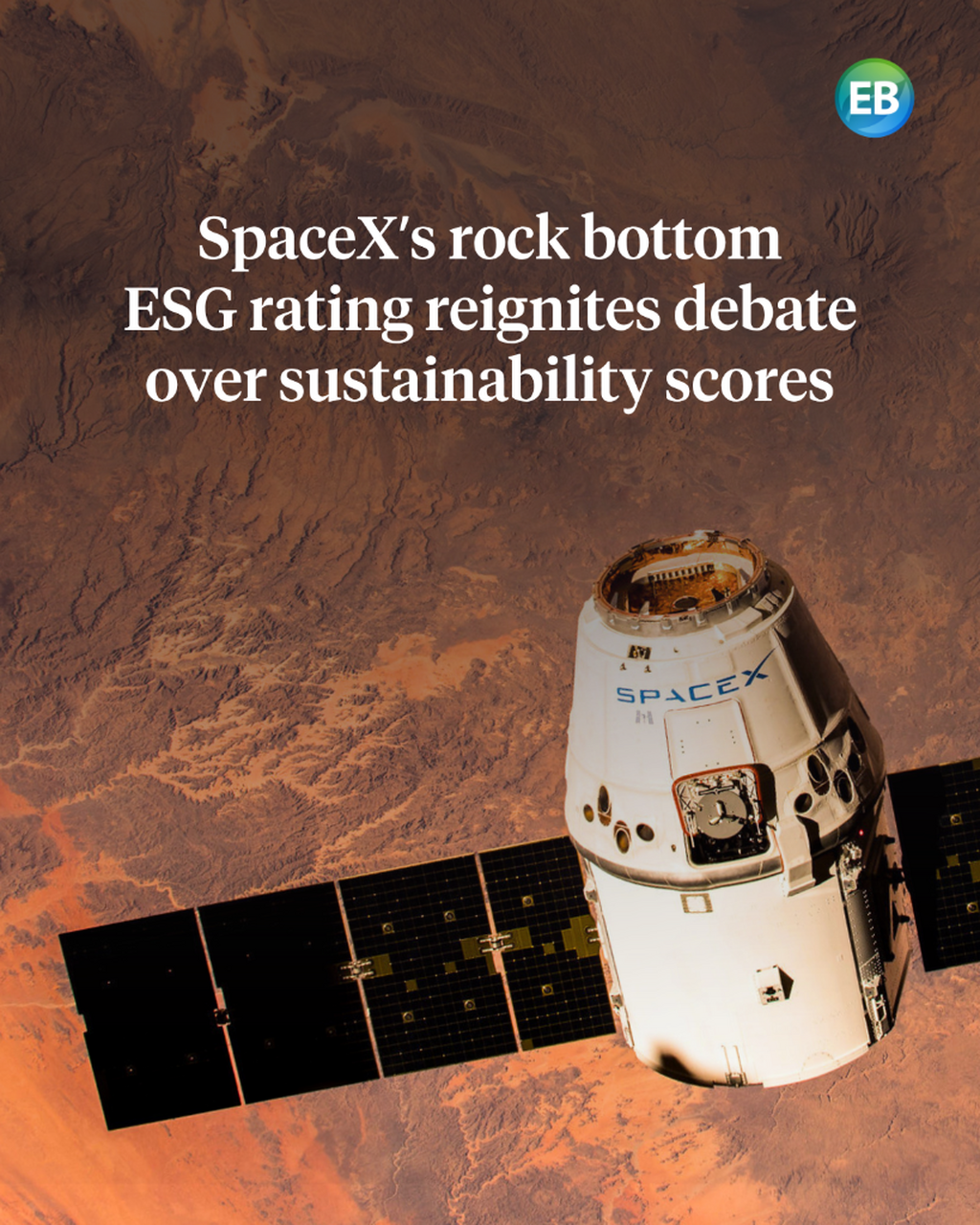 SpaceX&rsquo;s rock bottom ESG rating reignites debate over sustainability scores