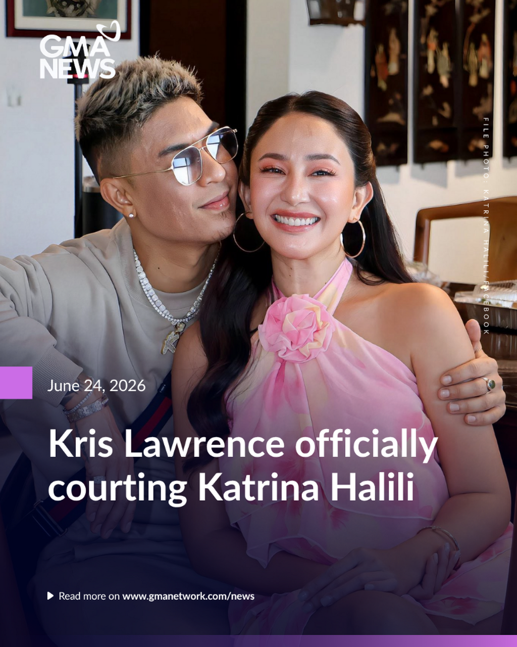 Kris Lawrence officially courting Katrina Halili