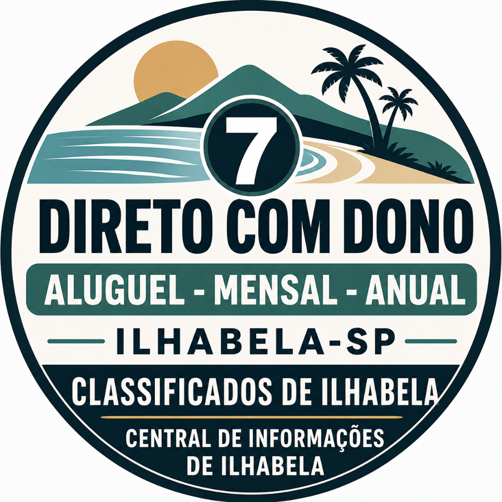 #7 - Direto com o DONO! Aluguel - Mensal e Anual - ILHABELA