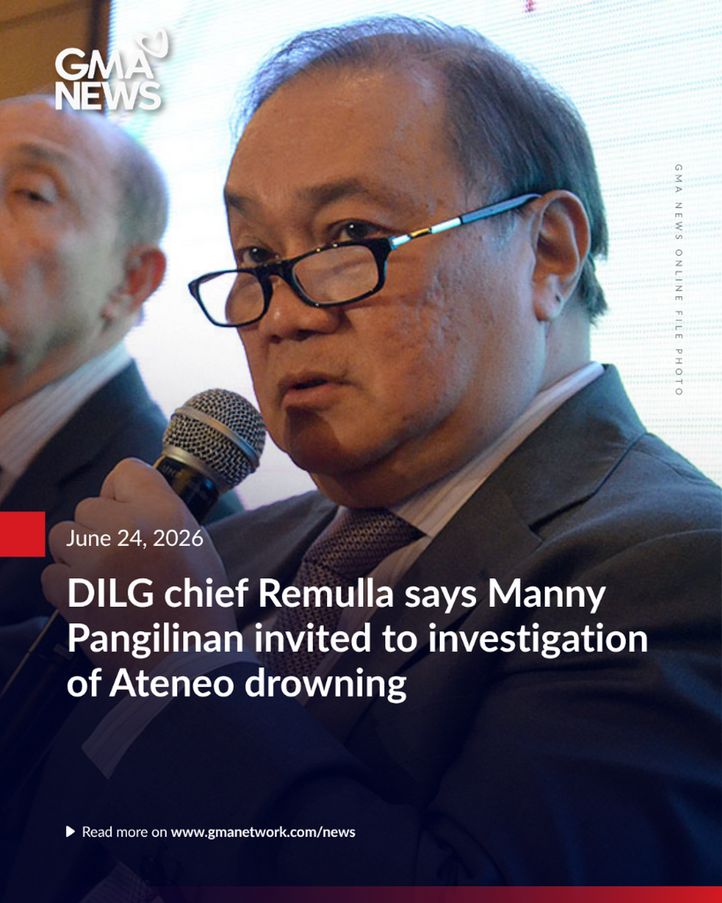 DILG chief Remulla says Manny Pangilinan invited to investigation of Ateneo drowning