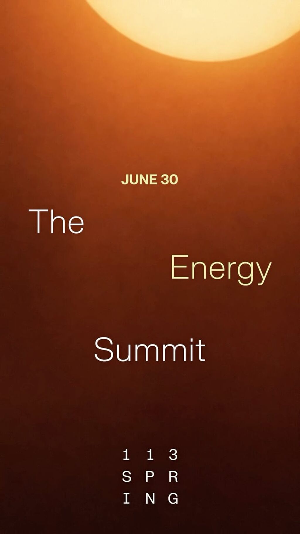 Join Us &ndash; The Energy Summit