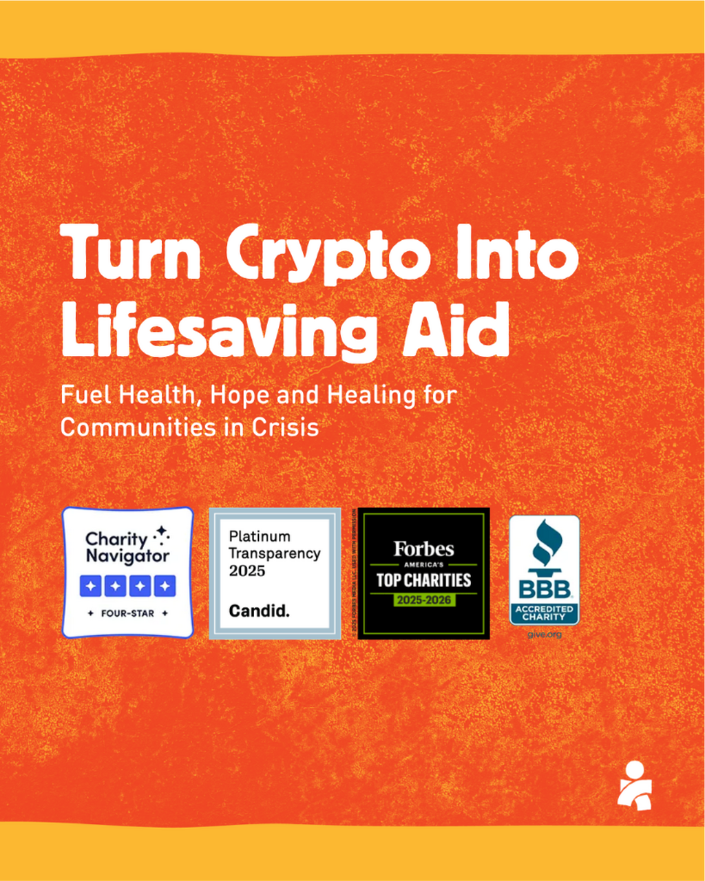 Donate crypto today