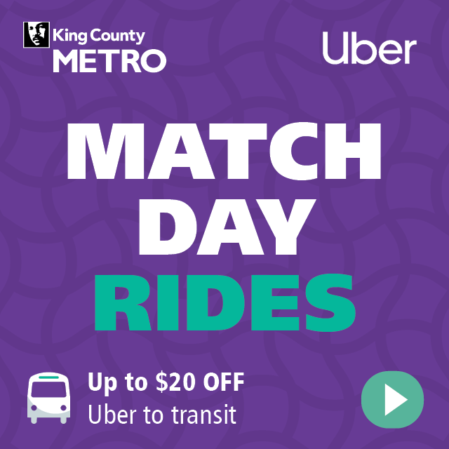Uber Match Day rides to transit 