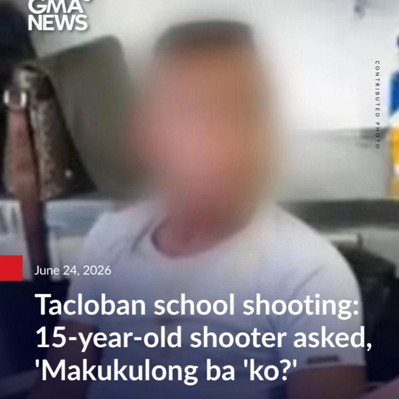 Tacloban school shooting: 15-year-old shooter asked, 'Makukulong ba 'ko?'