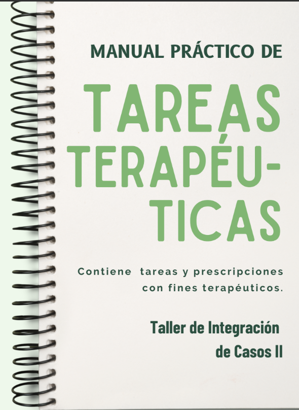 Manual pr&aacute;ctico de tareas y prescripciones terap&eacute;uticas