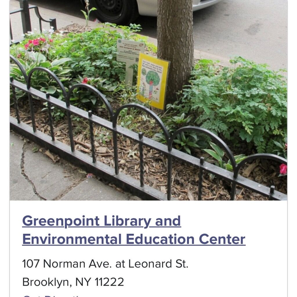 11/14, 10:30am | Tree Care Wkshp (Greenpoint BK Library)