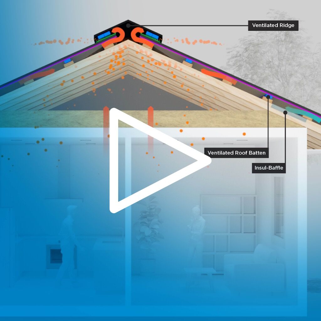 Passive Roof Ventilation System Animation