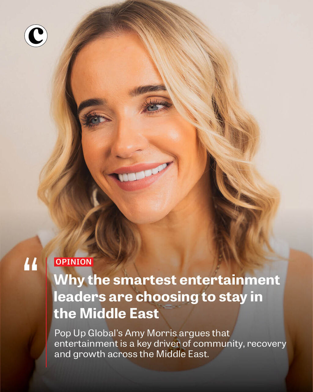 Why the smartest entertainment leaders are choosing to stay in the Middle East