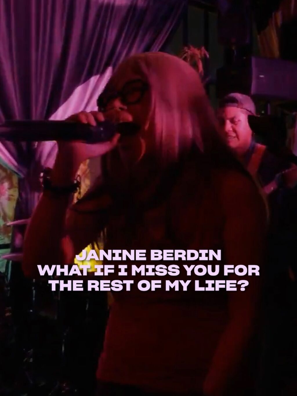 LISTEN TO JANINE BERDIN'S 'WHAT IF I MISS YOU FOR THE REST OF MY LIFE?' (LIVE IN THE STUDIO) HERE
