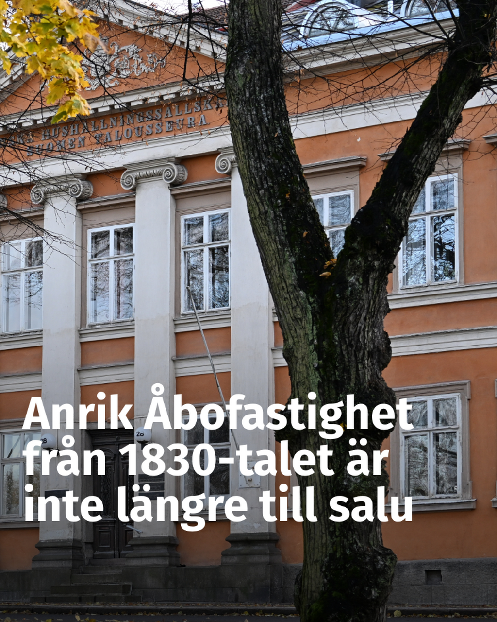 S&auml;ljaren har &auml;ndrat sig: Hus fr&aring;n 1830-talet i &Aring;bo &auml;r inte l&auml;ngre till salu