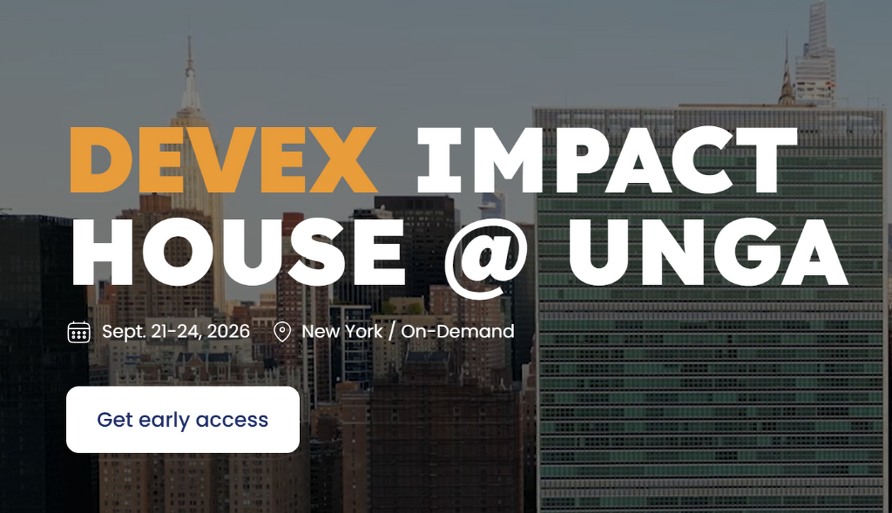 Devex Impact House @ UNGA 81