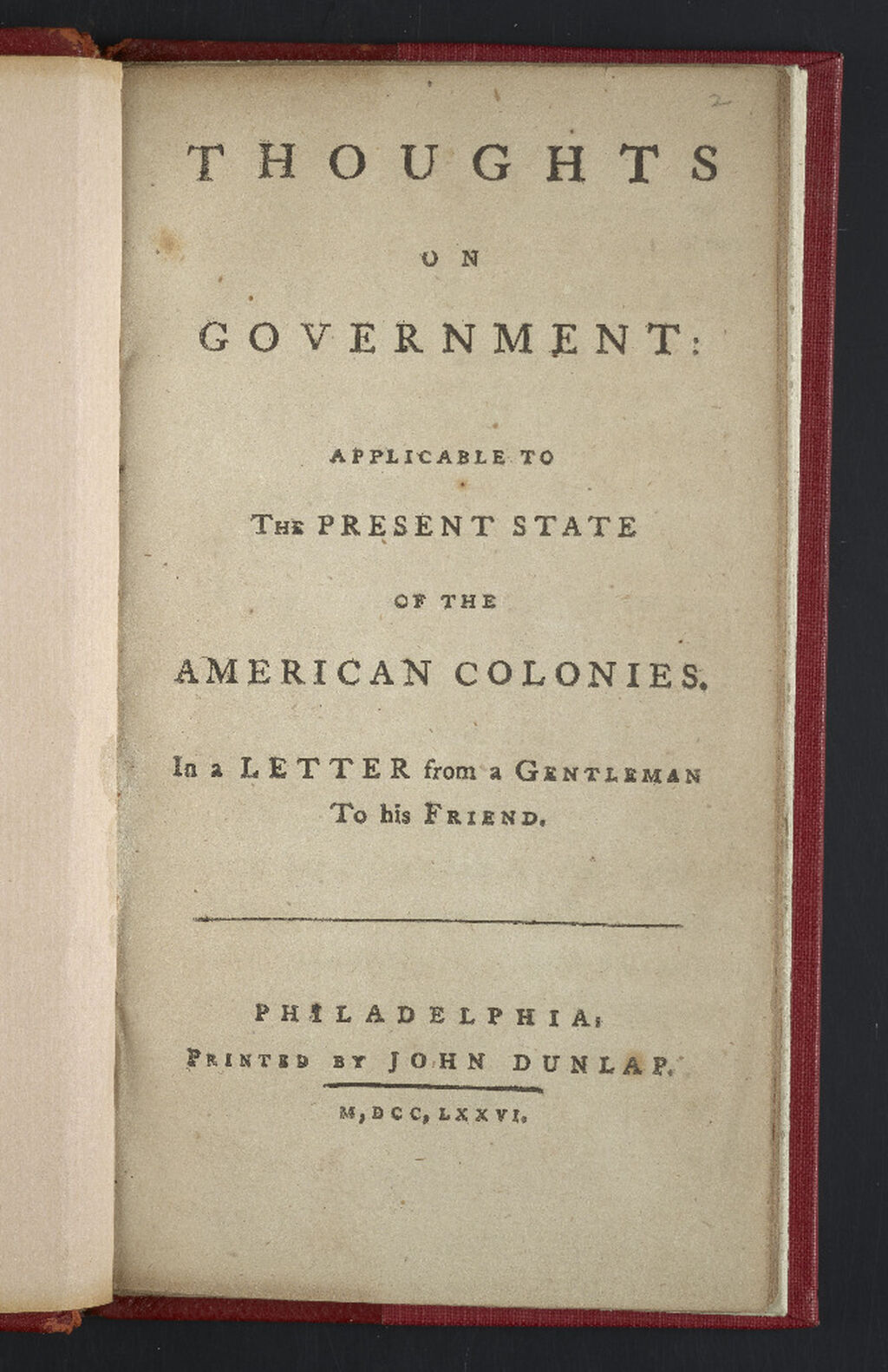 Shareholder Spotlight: John Dunlap (1746-1812)