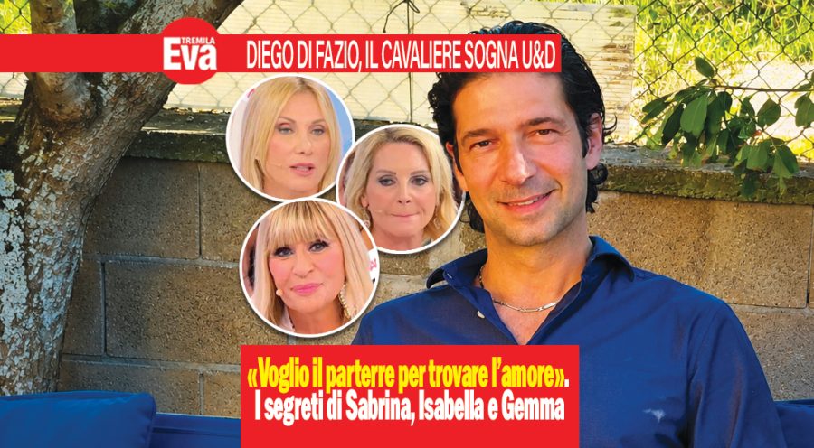 Diego Di Fazio pronto a tornare a U&D in cerca dell&rsquo;amore