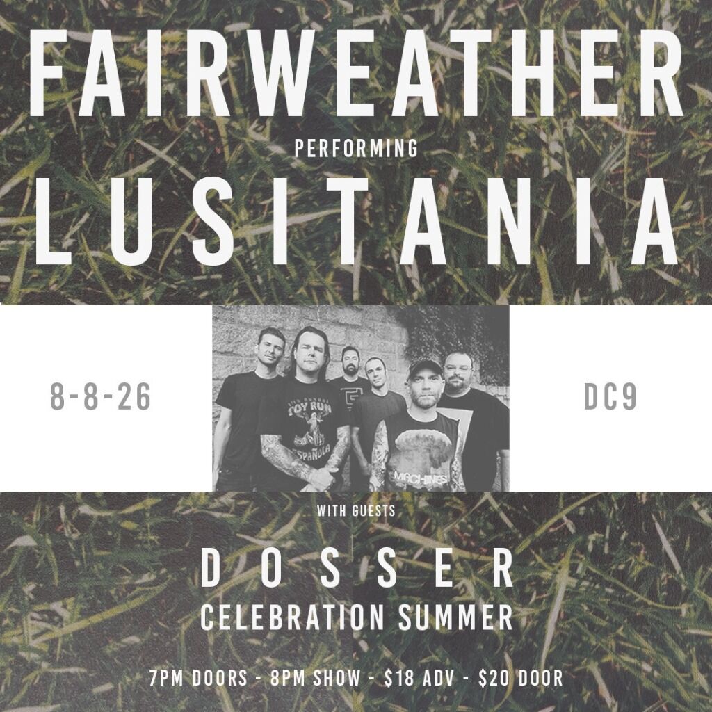 FAIRWEATHER | 'LUSITANIA' SHOW TICKETS