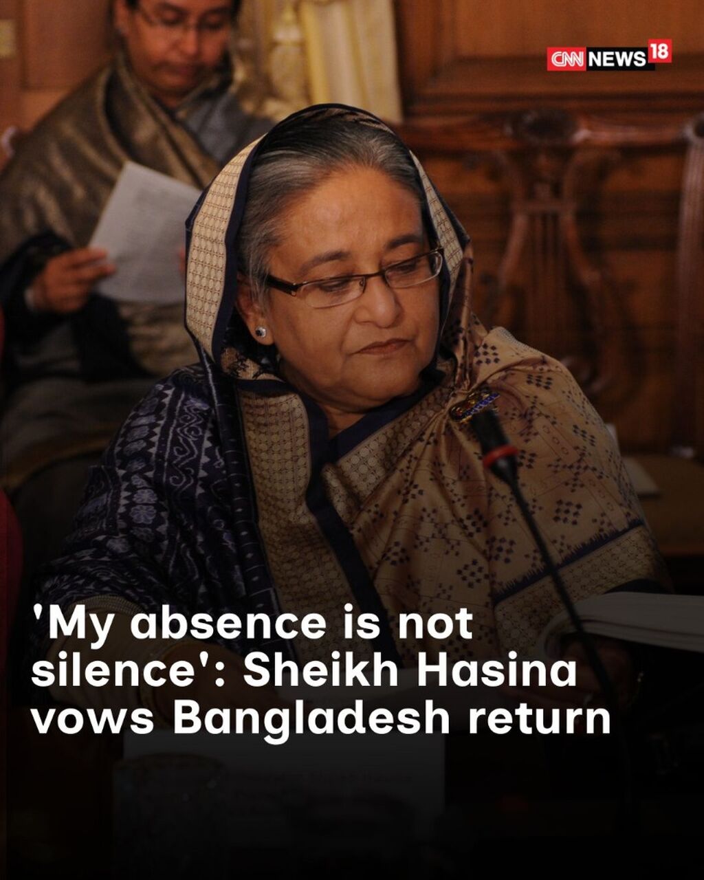 'My Absence Is Not Silence': Sheikh Hasina Vows Return To Bangladesh, Says Awami League 'Cannot Be Erased'