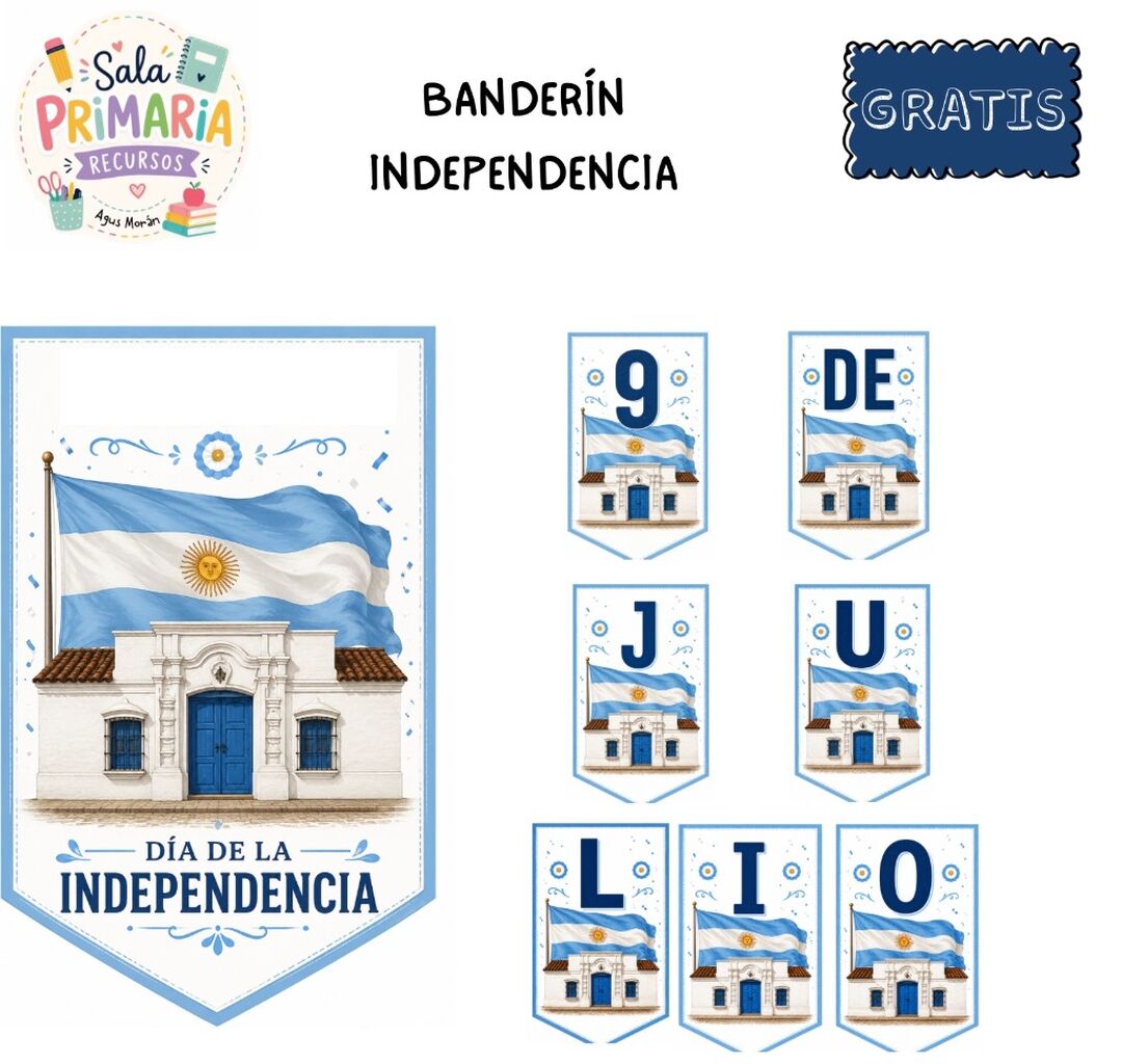 Bander&iacute;n independencia