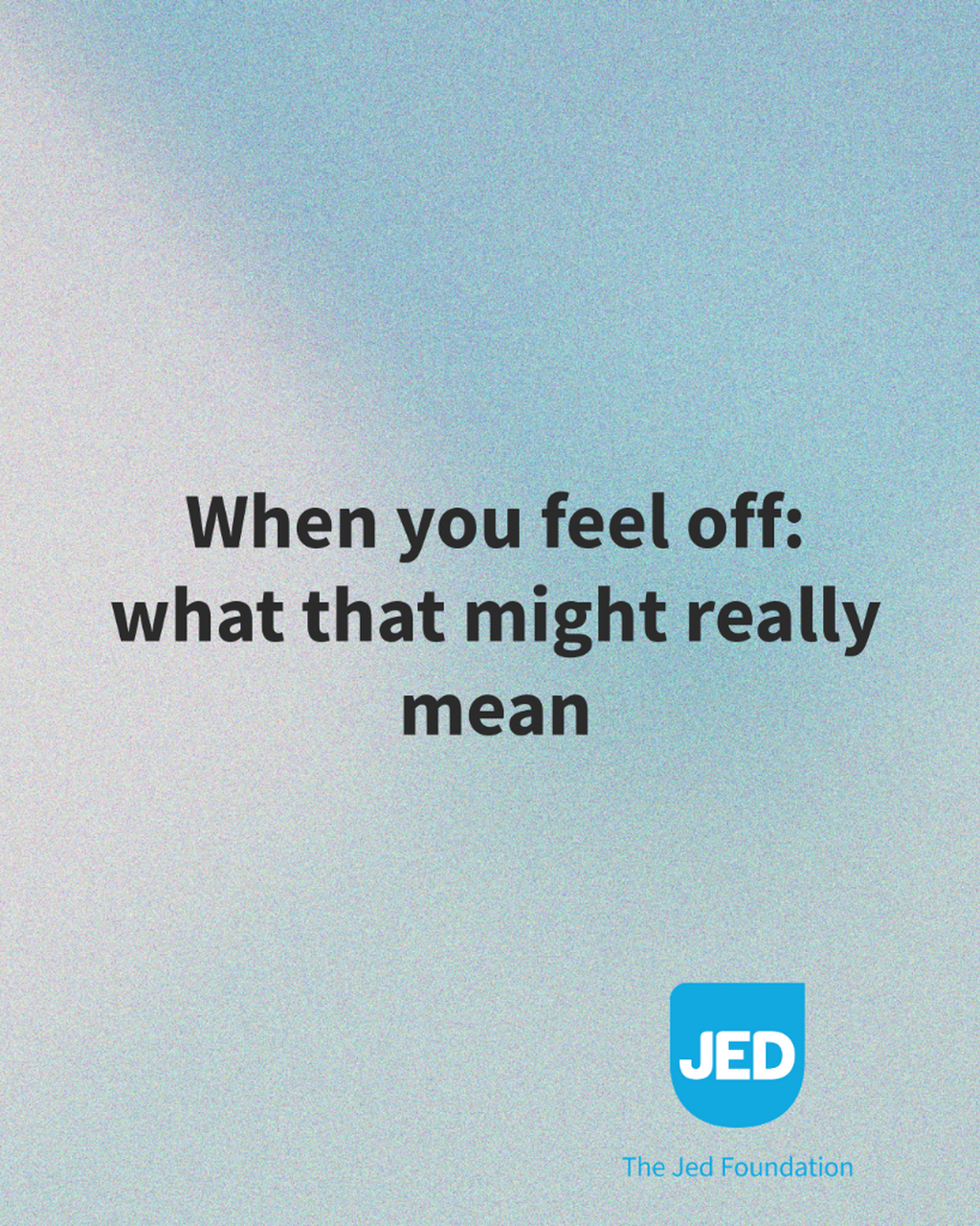 When you feel numb, angry, or just off: what that might really mean