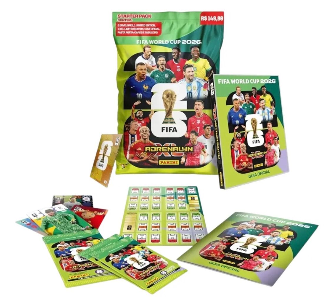 KIT CARDS COPA 2026 BRASIL