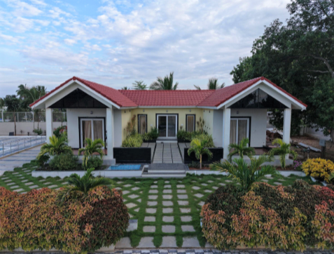 SHANGRILLA | 3BR | SLEEPS 14 | ₹16-21K | 15 MINS FROM KOKAPET NEOPOLIS