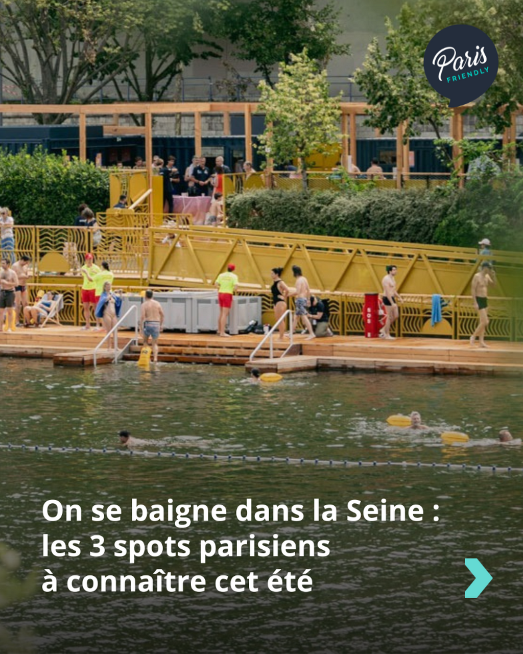 On se baigne dans la Seine : les 3 spots parisiens &agrave; conna&icirc;tre cet &eacute;t&eacute;